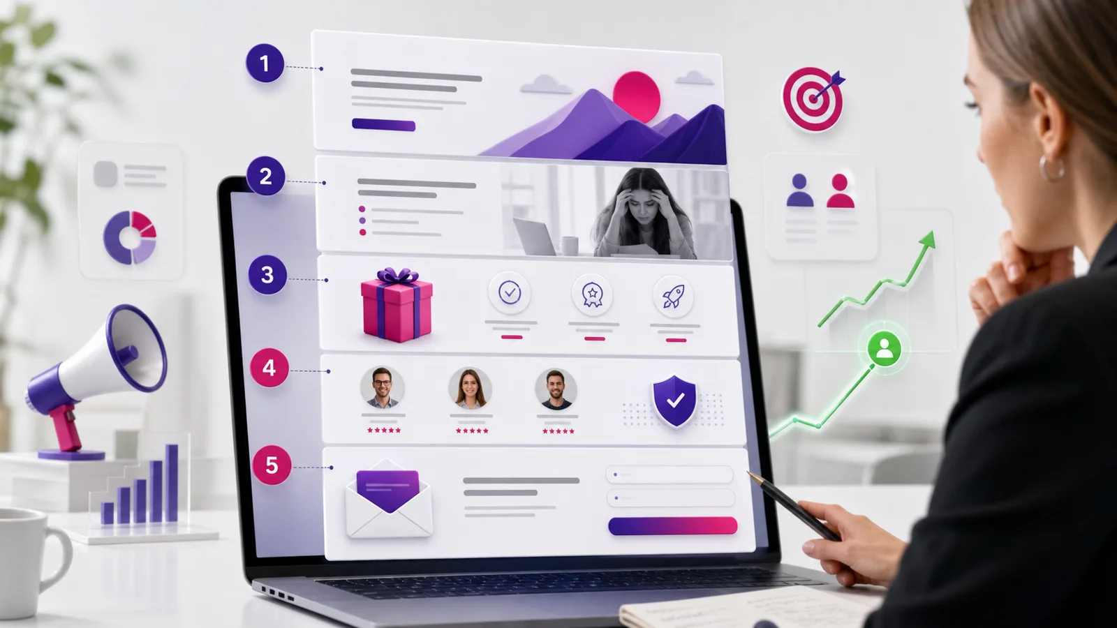 Landing page Google Ads : les 5 blocs indispensables